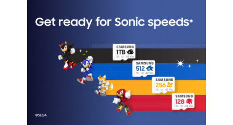 Samsung анонсирует высокопрочные карты памяти microSD с символами Sonic