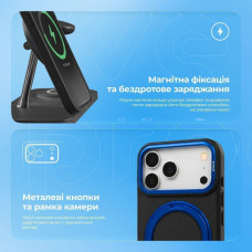 Чехол Proove Reinforce Case with Magnetic Ring для iPhone 14 Blue (PCREIP140012)