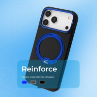 Чехол Proove Reinforce Case with Magnetic Ring для iPhone 15 Blue (PCREIP150012)