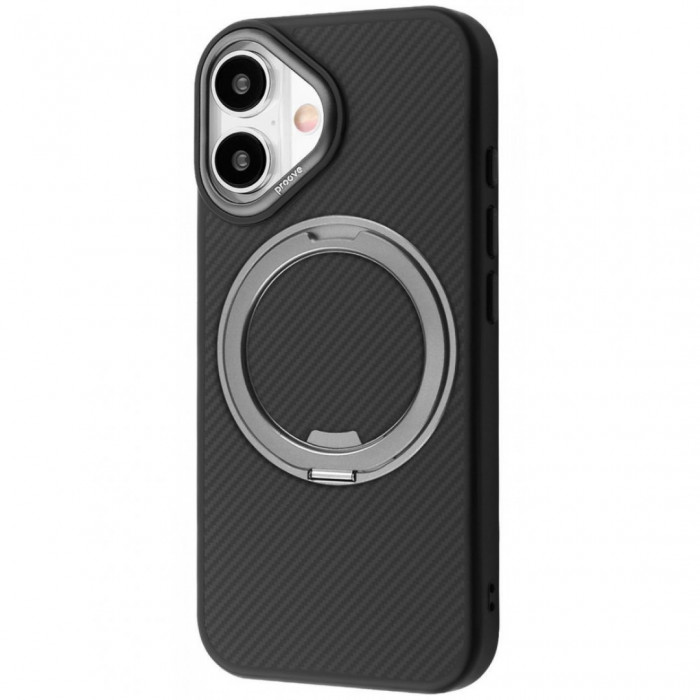 Чохол Proove Reinforce Case with Magnetic Ring для iPhone 16 Gray (PCREIP160005)