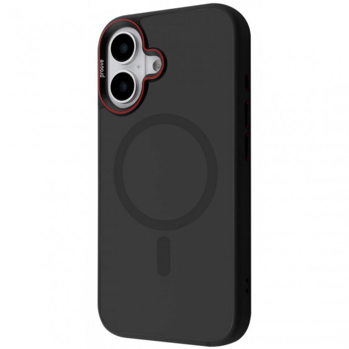 Чохол Proove Sapphire Case with Magnetic Ring для iPhone 16 Black Titanium (PCSAIP160036)