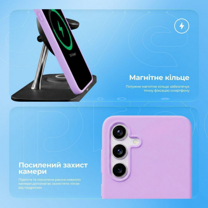 Чохол Proove Silicone Case with Magnetic Ring для Google Pixel 9a Pink Sand (PCSLPX0A0928)