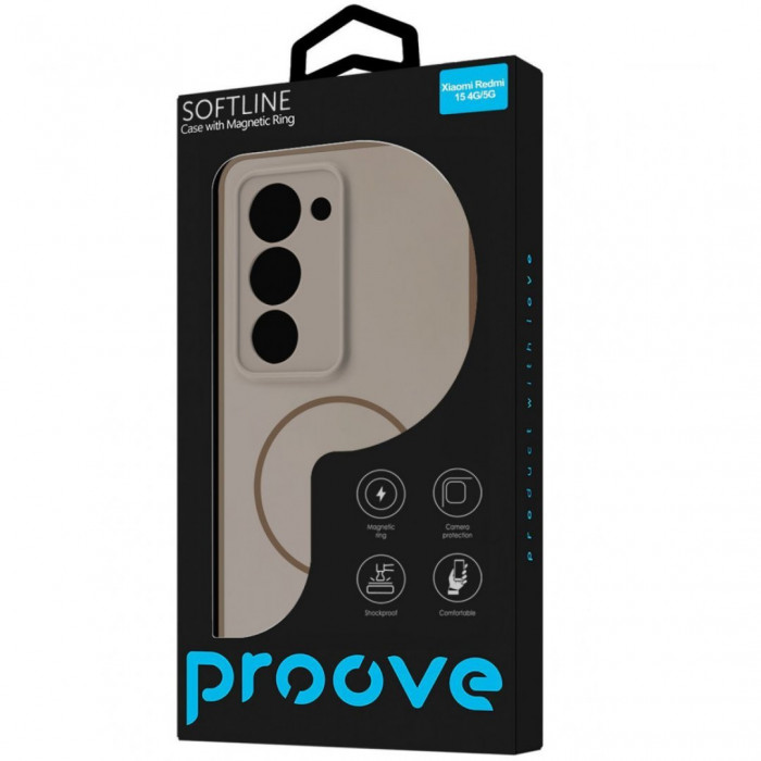 Чохол Proove Softline Case with Magnetic Ring для Xiaomi Redmi 15 4G/5G 169.5mm Green (PCLCXRMI156)