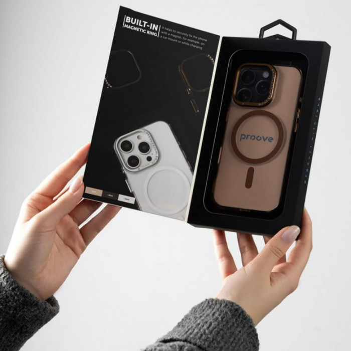 Чохол Proove VS1 Case with Magnetic Ring для iPhone 15 Pro Max Black (PCVSIP15PM02)