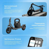 Электросамокат Proove Model City Pulse 350W (черно-оранжевый) (CTPL35030102)