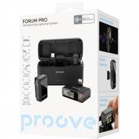 Бездротовий петличний мікрофон Proove Forum Pro Black (PFWM00000201)