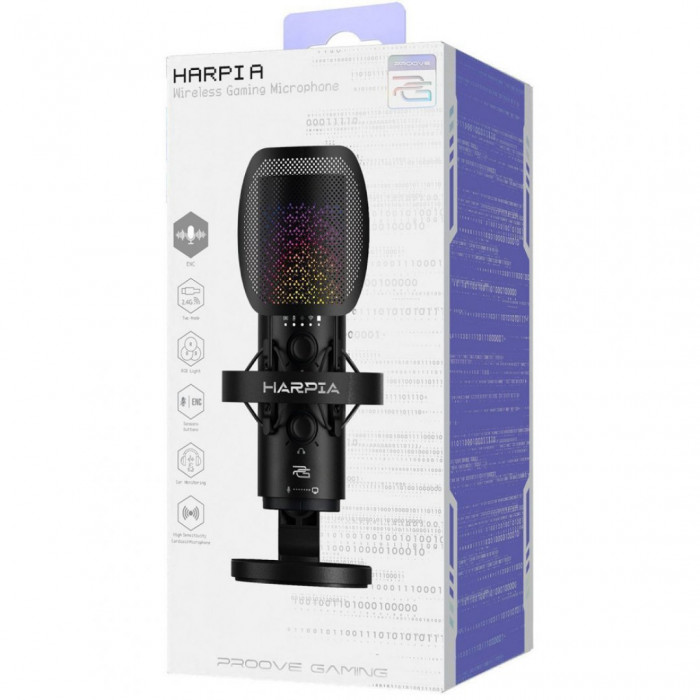 Ігровий мікрофон Proove Gaming Harpia Black (WMHR00022001)