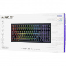Беспроводная клавиатура Proove Gaming Slicker Pro (Ukraine Layout) White/Purple (WKSLP0022417)
