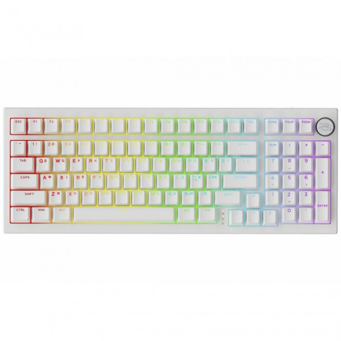 Бездротова клавіатура Proove Gaming Slicker Special Edition (Ukraine Layout) White (WKSLSE022402)