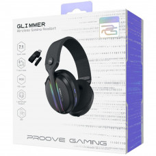 Бездротова ігрова гарнітура Proove Gaming Glimmer (APP) Black/Purple (WHGL00022016)