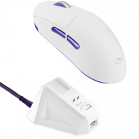 Беспроводная игровая мышь Proove Gaming Superfight Wireless with charging dock White/Purple (WMSW00122002)
