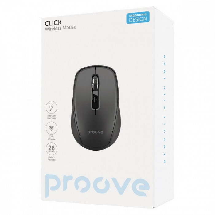 Бездротова миша Proove Click Black (WMCL00000001)