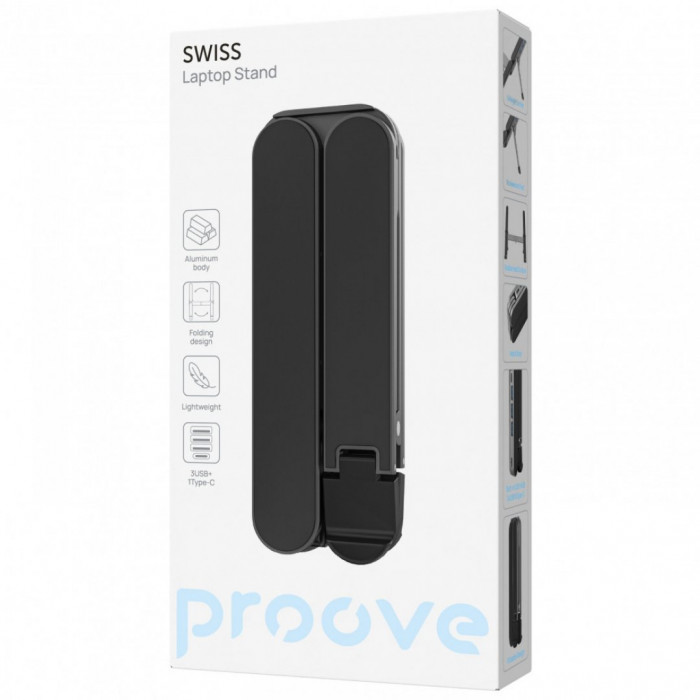 Підставка для ноутбука Proove Swiss Silver (LSSW00322004)