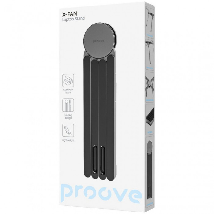 Підставка для ноутбука Proove X-Fan Silver (LSXF00000104)