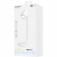 Настільна лампа з бездротовою зарядкою Proove Modern Beige (PLMD05002007)