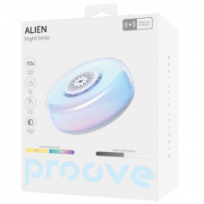 Нічник з бездротовою зарядкою Proove Alien White (PLAR05002001)