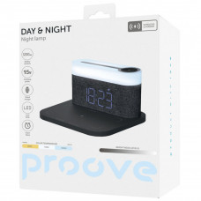 Нічник з бездротовою зарядкою Proove Day & Night Dark Gray (PLDN05002005)