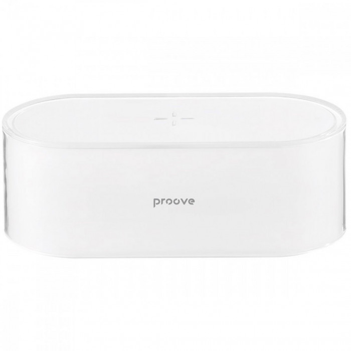 Нічник з бездротовою зарядкою Proove Glow 1200mAh White (PLPG00102002)