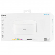 Нічник з бездротовою зарядкою Proove Glow 1200mAh White (PLPG00102002)