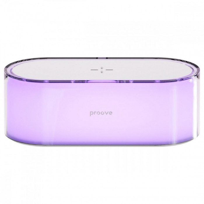 Нічник з бездротовою зарядкою Proove Multicolor Glow 1200mAh White (PLGM00102002)