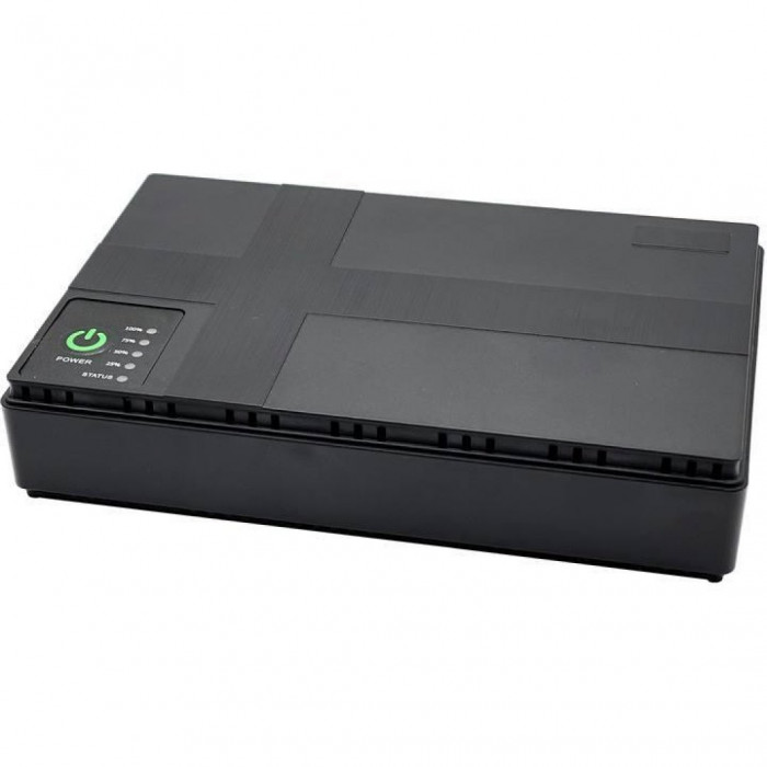 Джерело безперебійного живлення UPS DC1018P 10400mAh, USB/ DC: 9V/12V Black