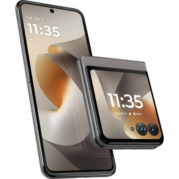 Смартфон Moto Razr 70 8/256GB Hematite Stone Grey (PBB60052UA)