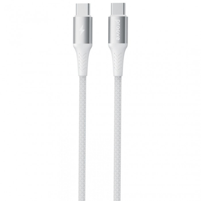 Кабель Proove WireX Pro Type-C to Type-C 100W (1.5m) White (CCWX11002202)