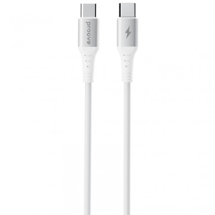 Кабель Proove WireX Type-C to Type-C 60W (1m) White (CCWX60002202)