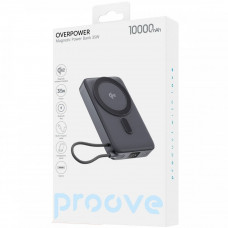 Зовнішній акумулятор Proove OverPower 35W 10000mAh Qi2 Gray (PBOP35012105)