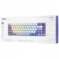 Дротова магнітна клавіатура Proove Gaming Cyrex (Ukraine Layout) White/Purple (MKCR00022417)