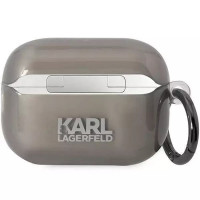 Чохол Karl Lagerfeld Ikonik Karl Lagerfeld для AirPods Pro 2 Black (KLAP2HNIKTCK)