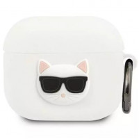 Чехол Karl Lagerfeld Silicone Choupette для AirPods 3 White (KLACA3SILCHWH)