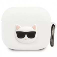 Чохол Karl Lagerfeld Silicone Choupette для AirPods 3 White (KLACA3SILCHWH)