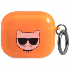 Чохол Karl Lagerfeld Choupette для AirPods 3 Orange (KLA3UCHFO)