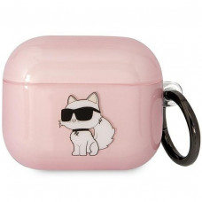 Чохол Karl Lagerfeld Ikonik Choupette для AirPods 3 Pink (KLA3HNCHTCP)