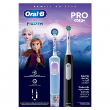 Електрична зубна щітка BRAUN Oral-B D103 Frozen (3+) + Pro 1 D305 (Family Edition)