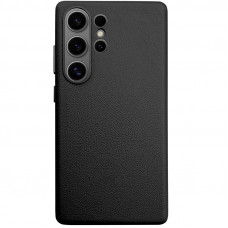 Чехол Leather Case для Samsung S25 Ultra Black (AAA)