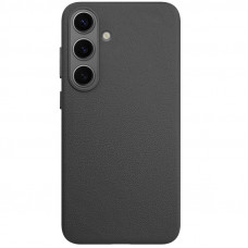 Чехол Leather Case для Samsung S25+ Black (AAA)