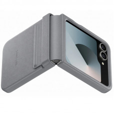 Чохол Leather Case для Samsung Flip 6 Gray (AAA)