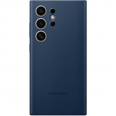 Чехол Leather Case для Samsung S24 Ultra Navy Blue (AAA)