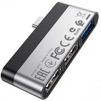 Type-C HUB Borofone DH1 Type-C to USB 3.0*3