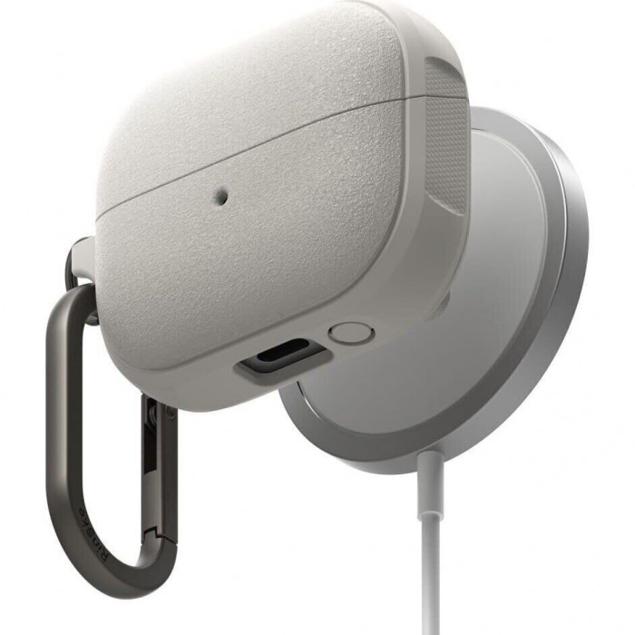 Чехол Ringke Onyx Magnetic для наушников Samsung Galaxy Buds 3 | 3 Pro Warm Grey with MagSafe (8809961787935)