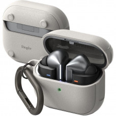Чехол Ringke Onyx Magnetic для наушников Samsung Galaxy Buds 3 | 3 Pro Warm Grey with MagSafe (8809961787935)