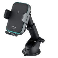 Автотримач із бездротовою зарядкою Proove Triple Clamp Pro 15W Gray (WHTP15010004)