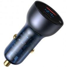 Автомобільний зарядний пристрій Baseus Particular Digital Displey USB+Type-c 65W