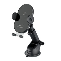 Автотримач із бездротовою зарядкою Proove Rounded Energy 15W Black