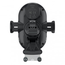 Автодержатель с беспроводной зарядкой Proove Rounded Energy 15W Black