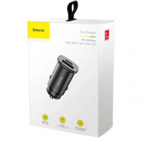 Автомобільний зарядний пристрій Baseus Square Metal PPS 30W USB+Type-C
