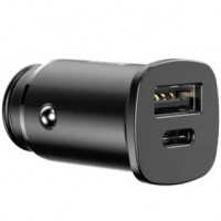 Автомобільний зарядний пристрій Baseus Square Metal PPS 30W USB+Type-C