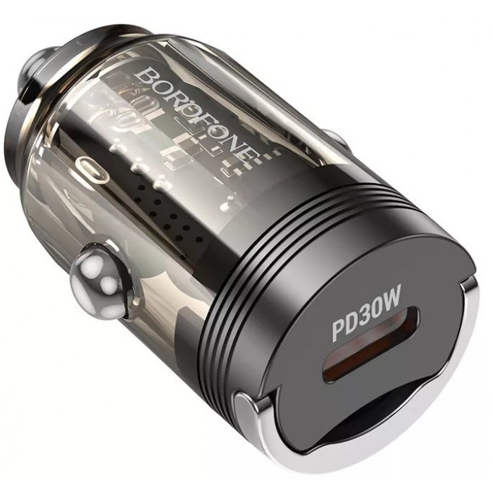 Автомобильное зарядное устройство Borofone BZ29 PD/QC 30W Black